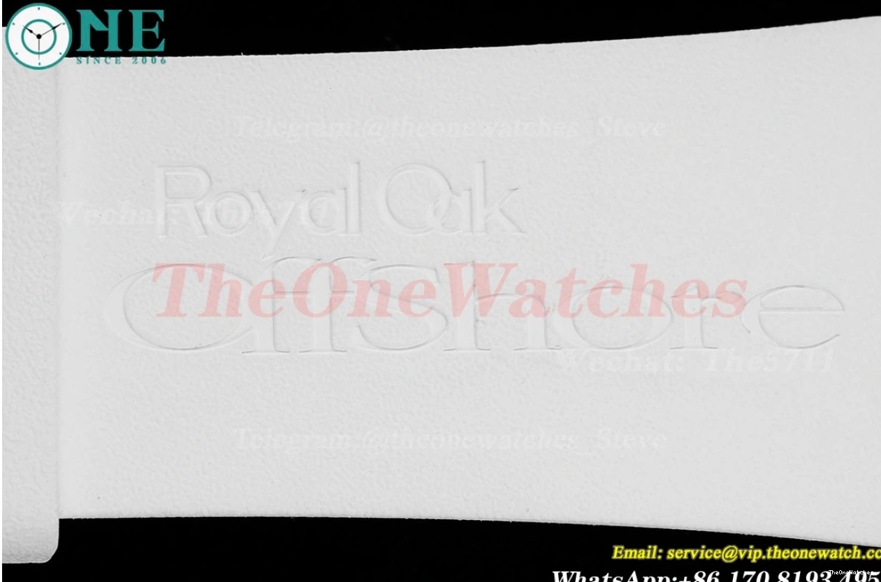 Oak RU SS Dial 15710 Clone Super Offshore Diver White Royal 42mm SA3120 APSF 0411